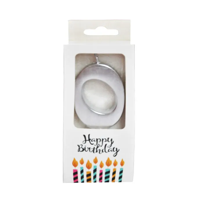 Candles Digital N°0 Painted Silver WTC