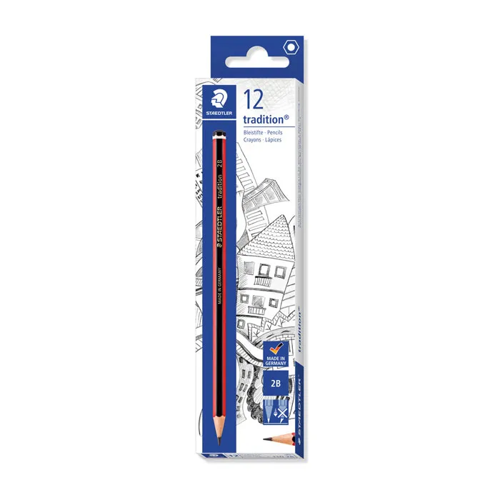 Wood Pencil Ref 110-2B 2B Tradition [Pk 12] Staedtler
