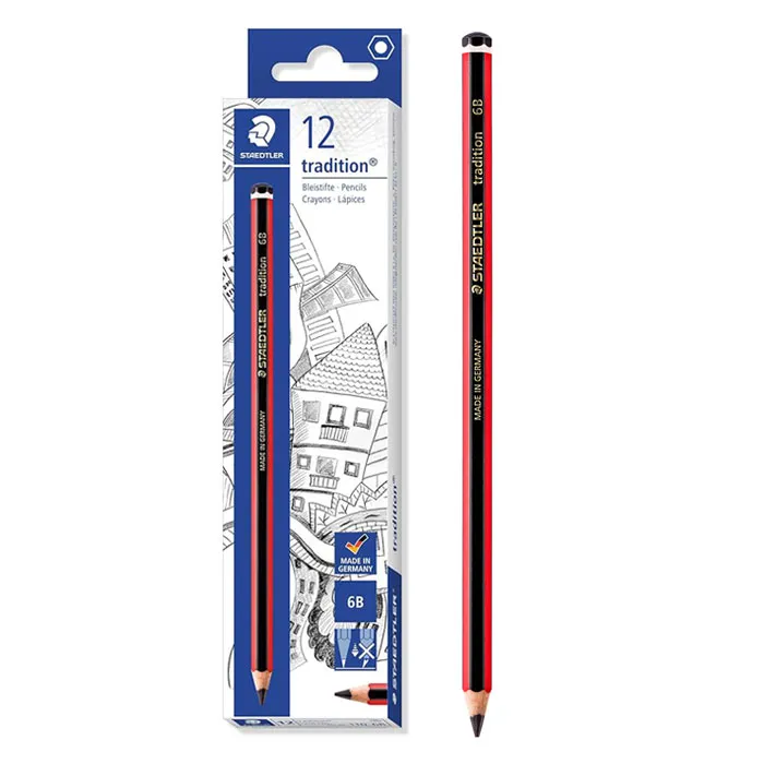Wood Pencil Ref 110-6B 6B Tradition [Pk 12] Staedtler