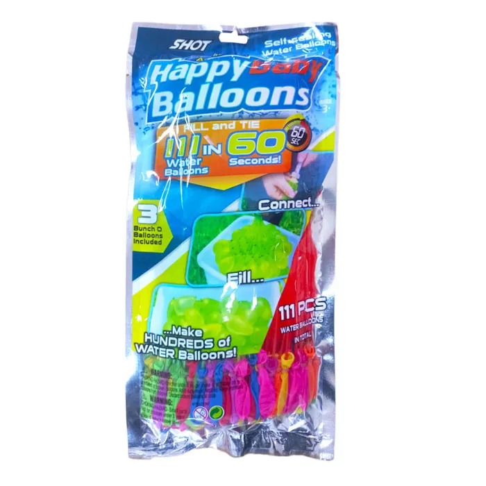 Balloons Ref LC399-3AP Water Balloons [Pk 101] Happy Baby