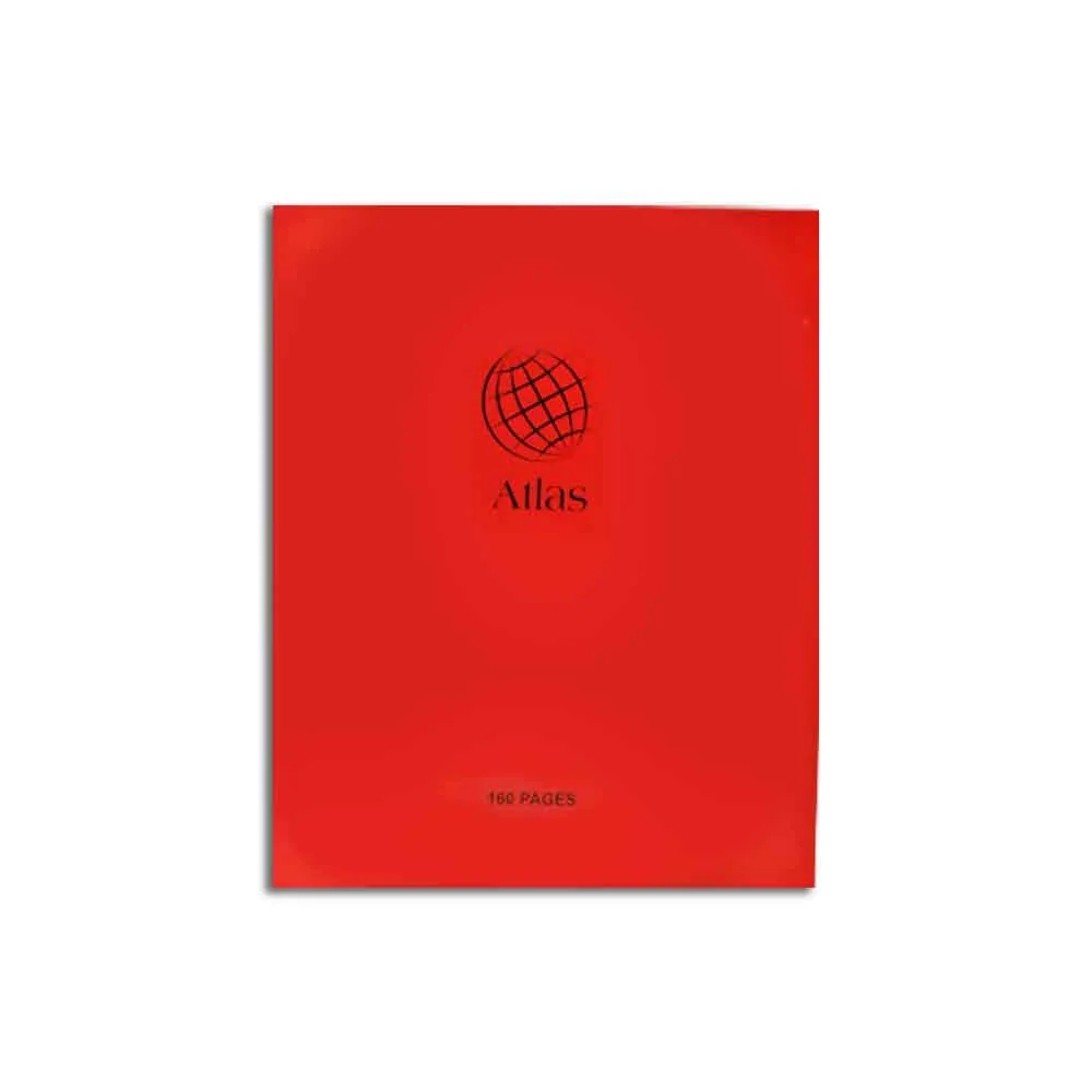 Exercise Book Ref RXL160 red cover , 160 pages Genius