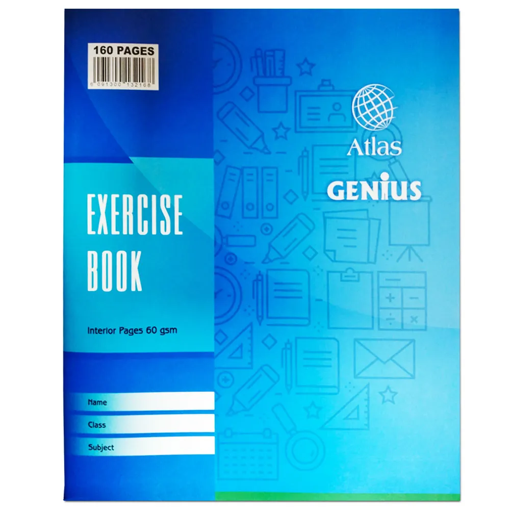Exercise Book Ref BXL160 Single Ruled, Extra Large, 160 Pages Genius