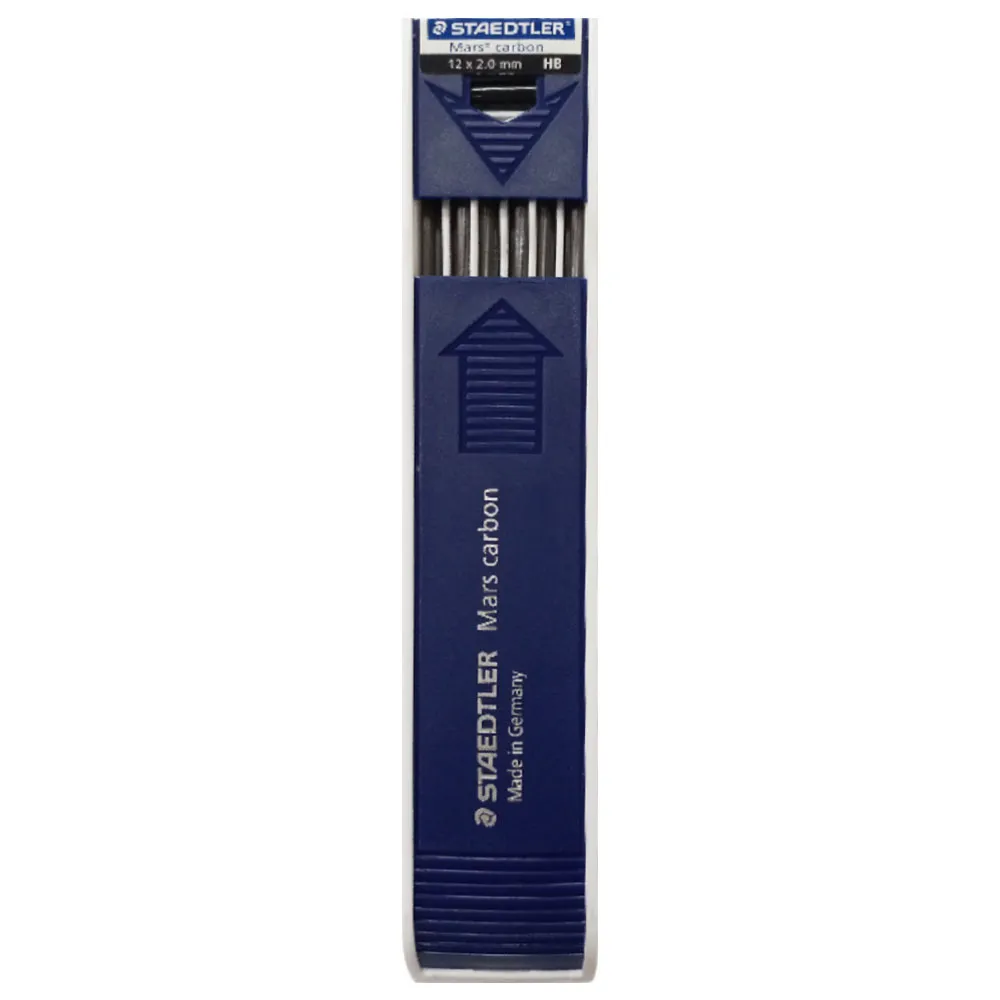 Carbon Lead Refill Ref 200-HB 2.0mm HB [Pk 12] Staedtler