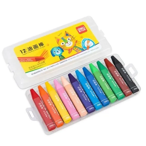Oil Pastel Ref 72070 12 Colors, Assorted Deli