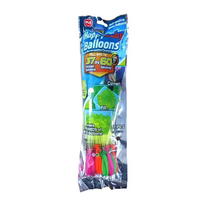 Balloons Ref LC398 Water Balloons [Pk 37] Happy Baby