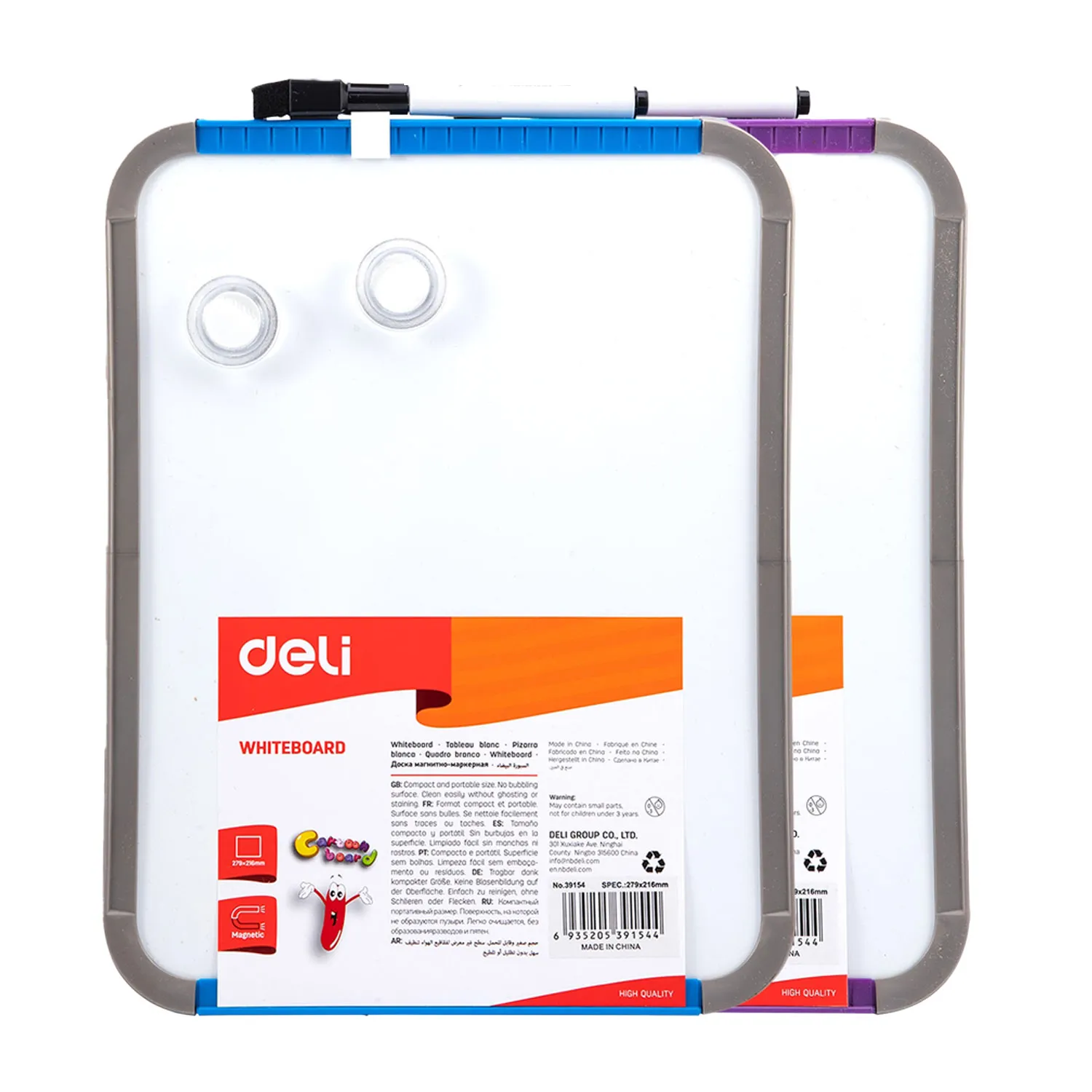 Mini Whiteboard Ref 39154 W216mm*H280mm Deli