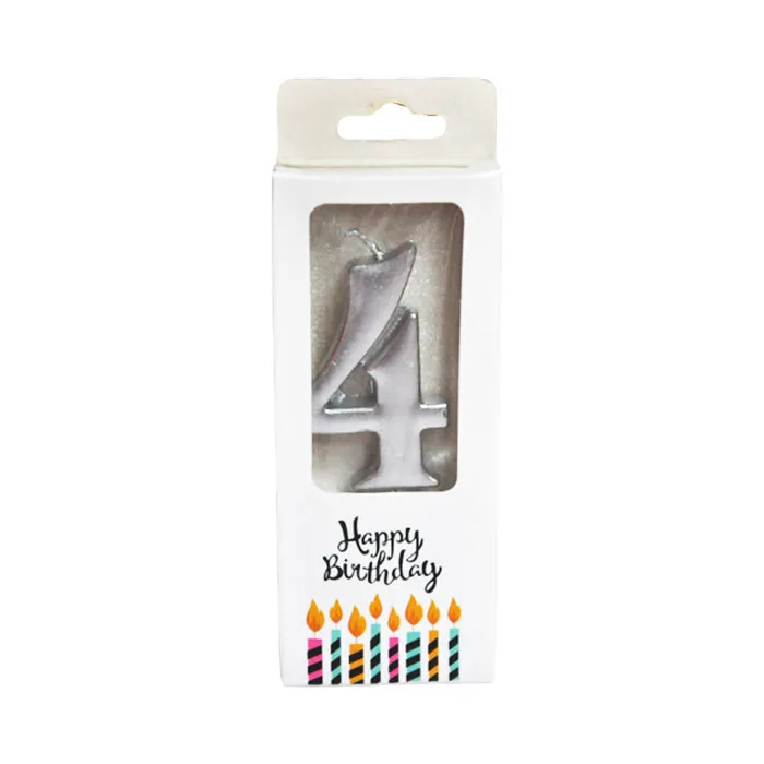Candles Digital N°4 Painted Silver WTC
