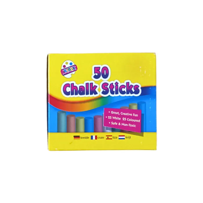 Chalk Ref 3201 White [Pk 25] & Coloured [Pk 25] Tallon