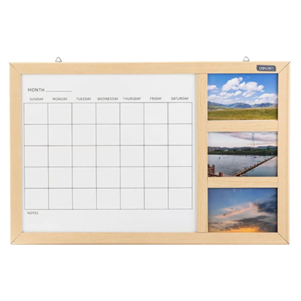 Notice Board Ref 50402 W58.5*H38.1cm, White Deli