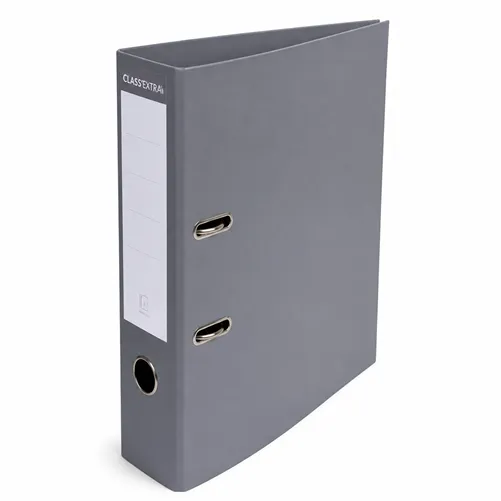 Lever Arch File A4 Ref 53754E 3" Grey, PVC Exacompta