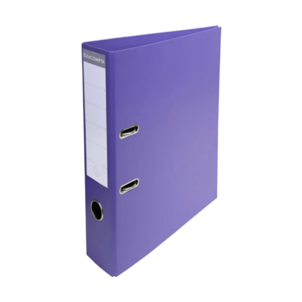 Lever Arch File A4 Ref 53757E 3" Dark Purple, PVC Exacompta
