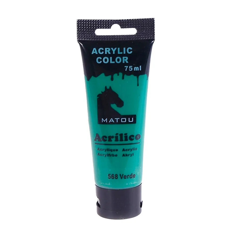 Acrylic Paint Ref AC75 75 ml, 12 avail colours Matou