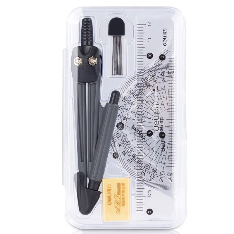 Compass SetRef 79524 7 pces:plastic box Deli