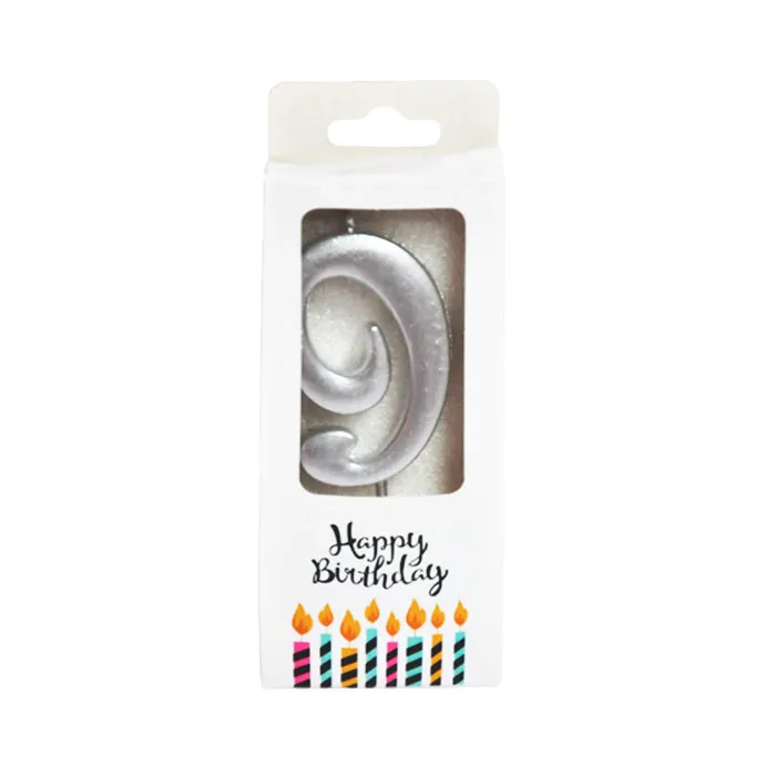 Candles Digital  N°9 Painted Silver WTC