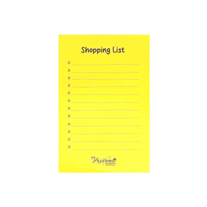 Checklist -Shopping List A6, Assorted Colours My Academia
