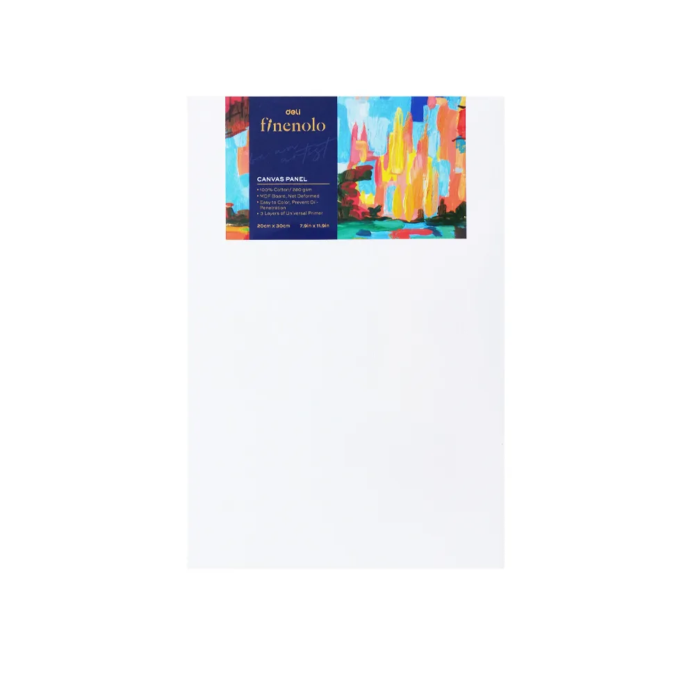 Artist Canvas Panel White Ref C280-3 20*30cm, 280g Deli