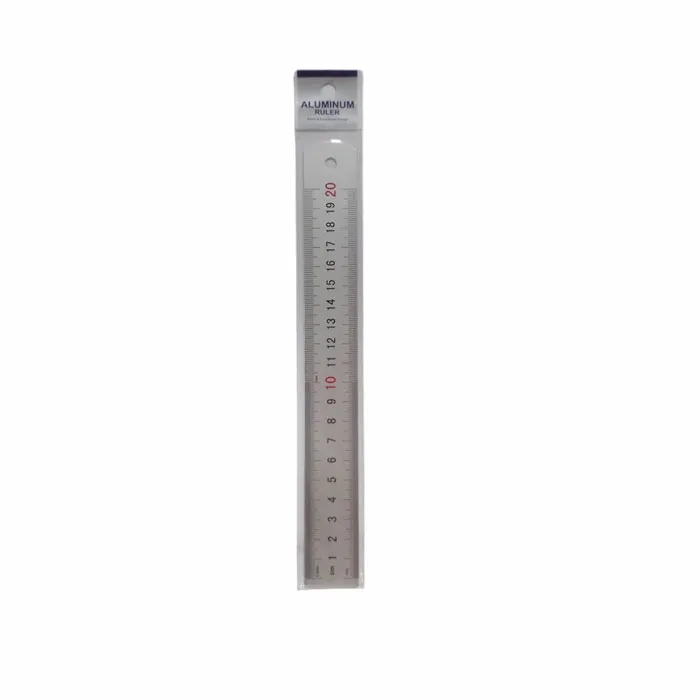 Ruler Ref BJ-3020 Aluminium, 20cm SW