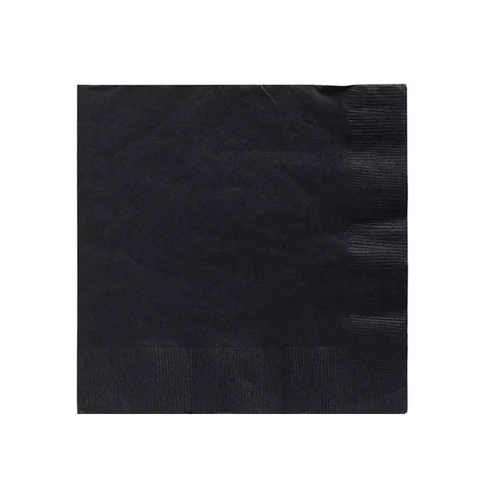 Napkins LC1116-1A7P Black, 2 Ply Pk12 FTL