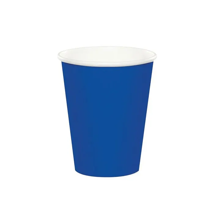 Disposable Paper Cup  200ml ,Blue [Pk 10] WTC