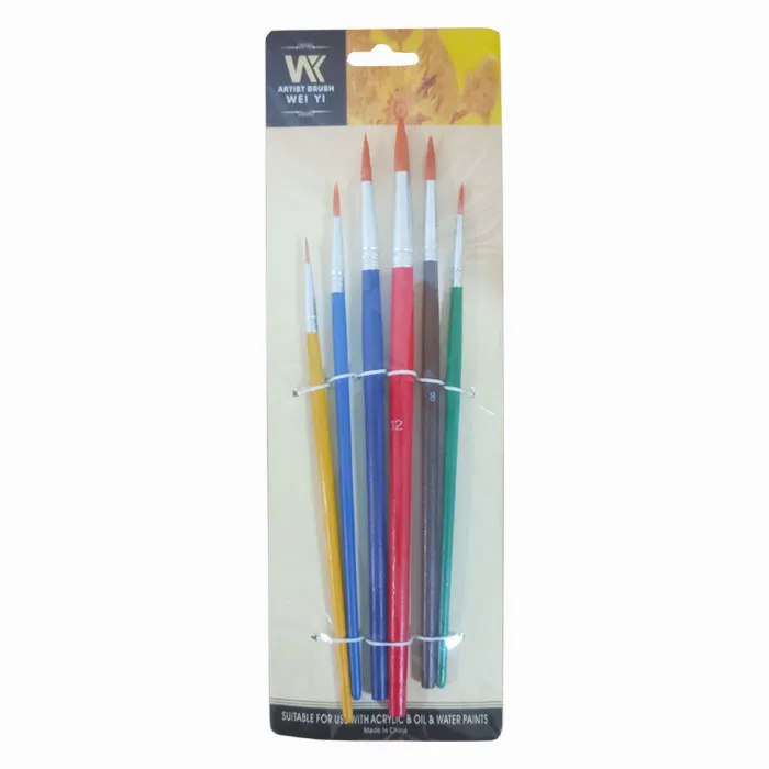 Paint Brush Ref 252 Set Brush [Pk 6] WYS