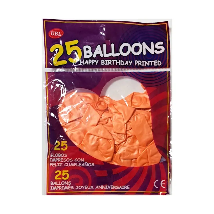 Balloons  Orange [Pk 25] No brand