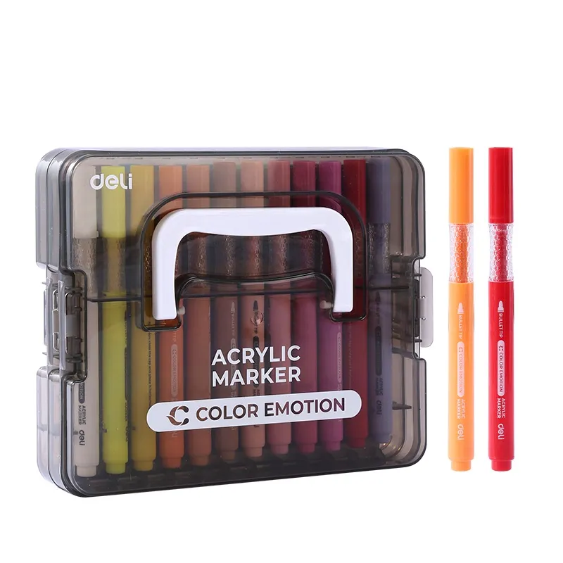 Acrylic Marker Ref C194-24 24 colours Deli