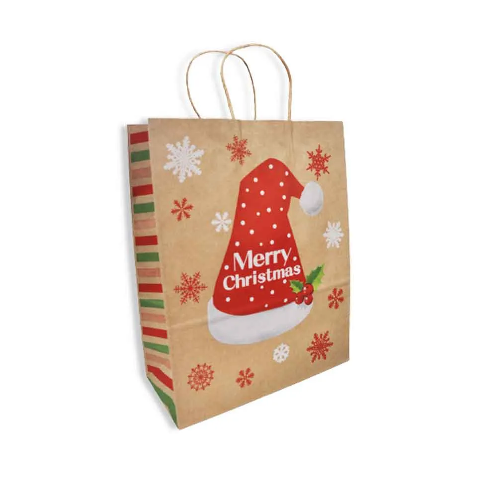 Paper Bag Gift  Xmas Bag, Size: 33*26*12 cm WTC