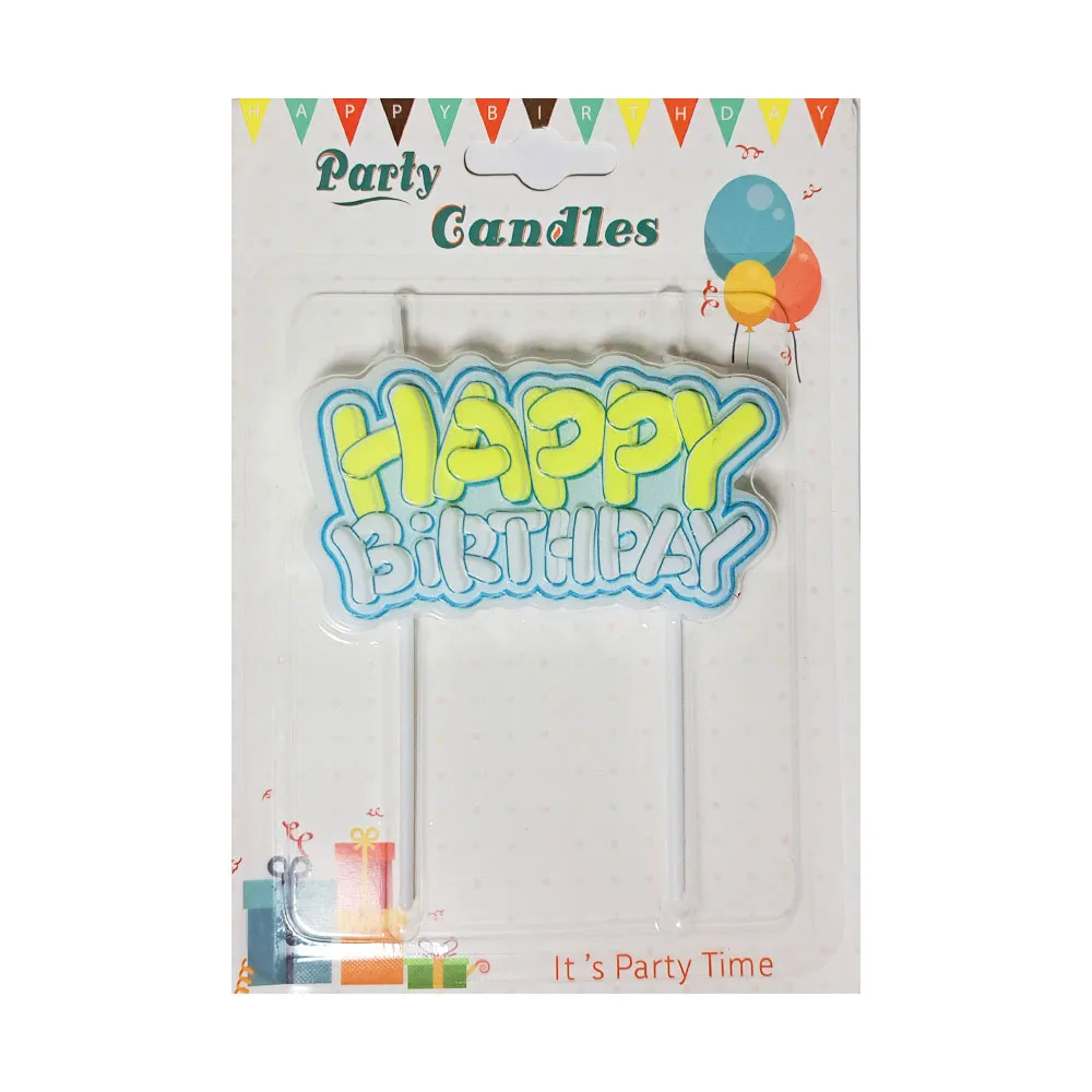 Candle Birthday Blue WTC