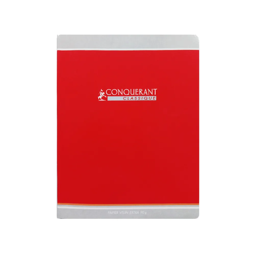 Classic Cover Notebook Ref 100102688 170*220cm, 48 pages, Seyes Lines, Assorted Conquerant