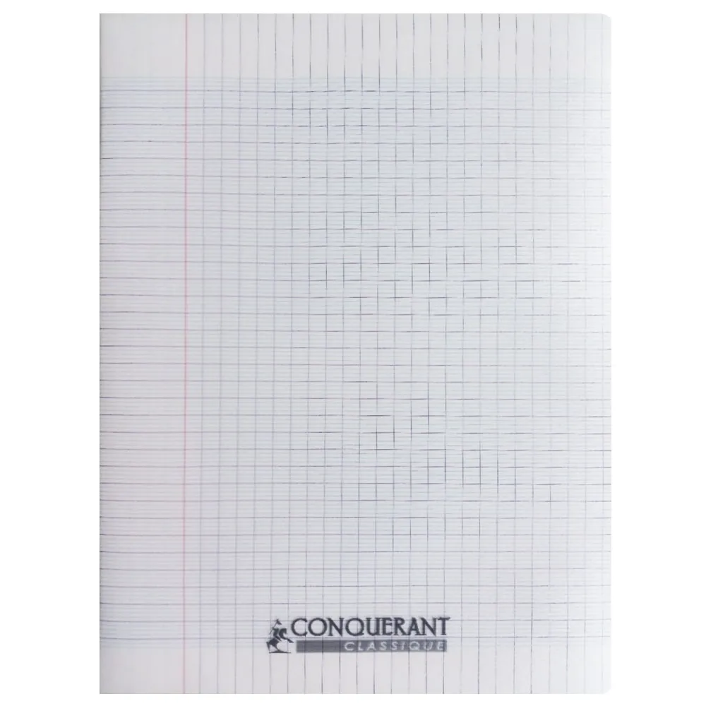 Classic Cover Notebook Ref 100902158 240*320cm, 96 pages, Seyes Colourless Polypro Conquerant