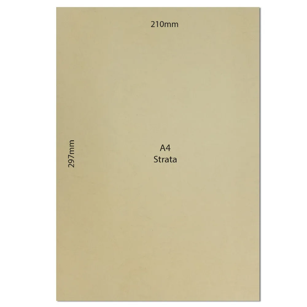 Strata Paper Ref C4 A4 Cream, 210gsm [Pk 10] Notelita