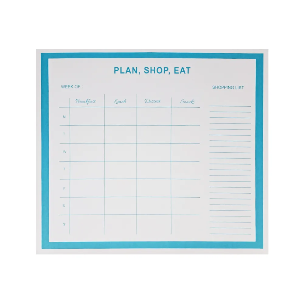 Desk Planner B5, Plan, Shop, Eat,Monthly Budget Notelita