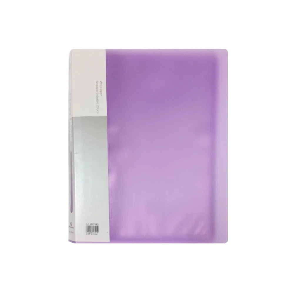 Display Book Ref XB-20A5 A5, 20 Pockets, Color Varies SW
