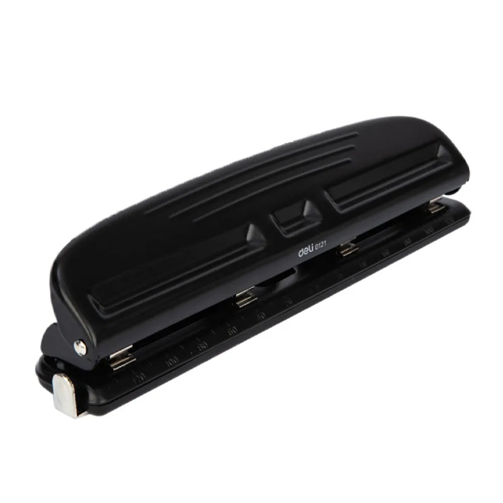 Punch 4-Hole Metal Body Ref E0121 Capacity - 10 sheets Deli