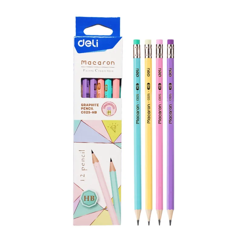 Wood Pencil C025-HB HB [Pk 12] Deli