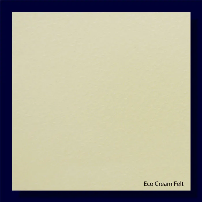 Felt Eco Cream 300gsm Embossed Paper - 670*980mm Milano