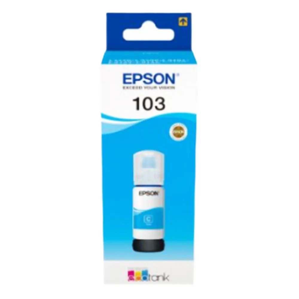 Ink Bottle 103 Cyan, 65ml, eco tank Epson