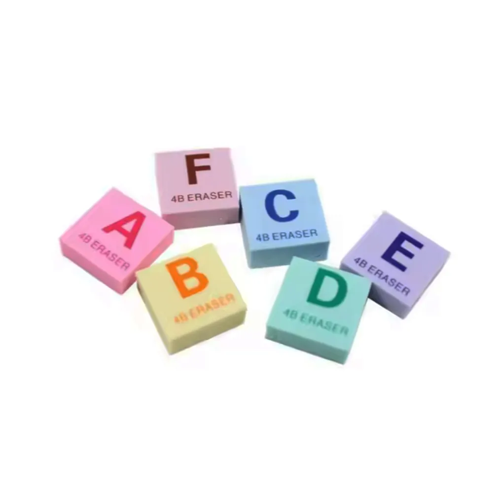 Eraser Ref ER633-2 Box of 6 Alphabet WYS
