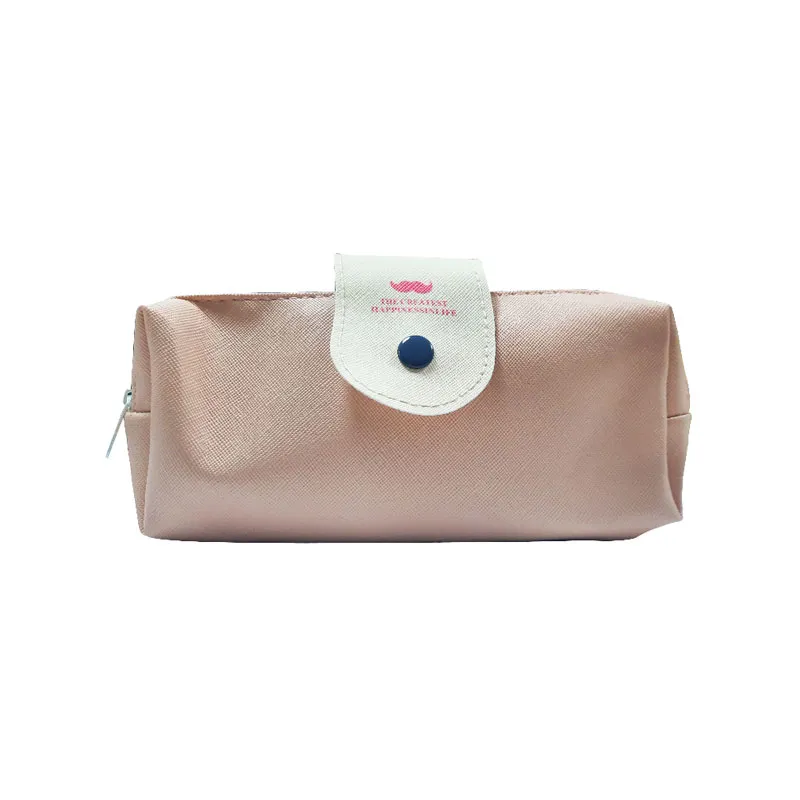 Pencil Case PU Moustache Pink [18*9cm] My Academia