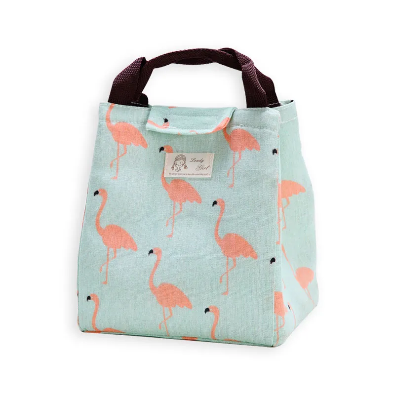 Lunch Bag Cloth 18*23cm - Green Flamingo My Academia