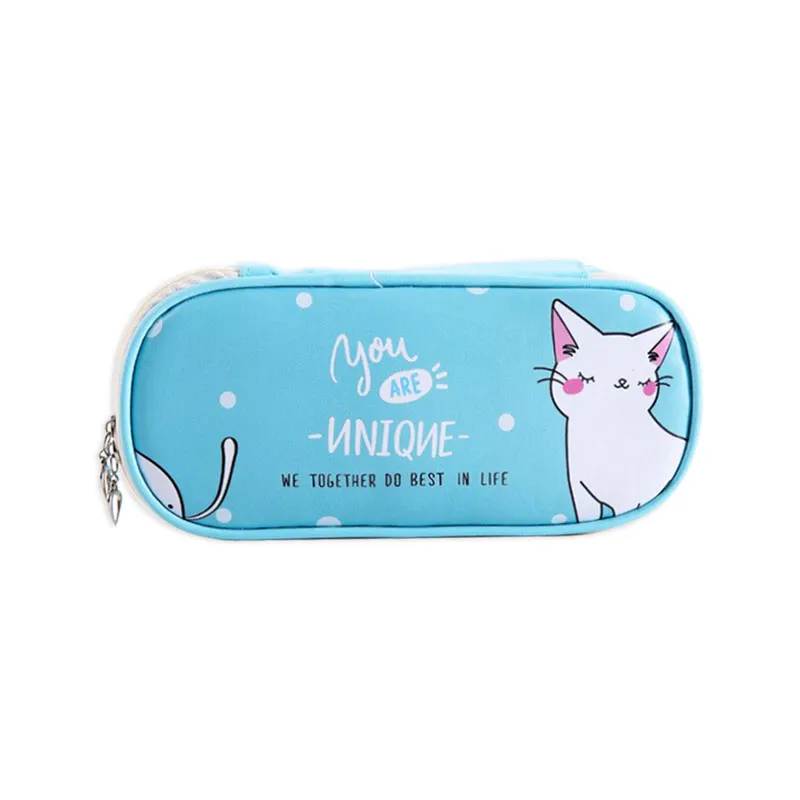 Pencil Case PU Kitty Blue [20*9cm] My Academia