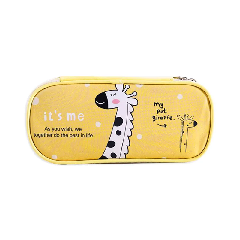 Pencil Case PU Giraffe Yellow [20*9cm] My Academia