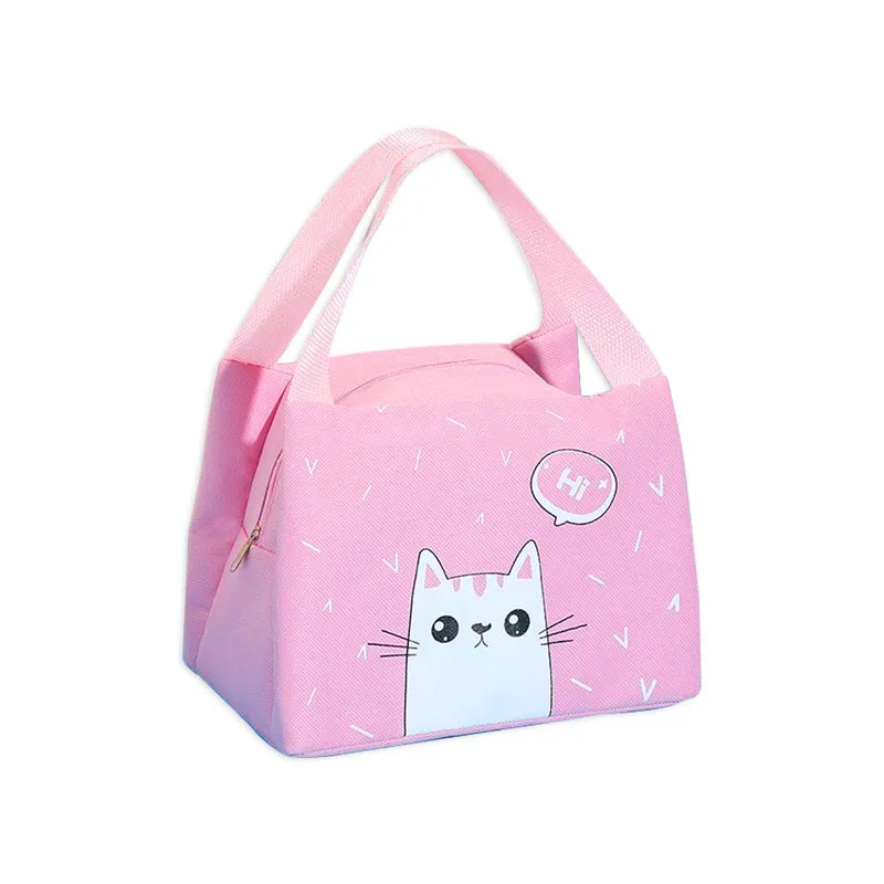Lunch Bag Polyester 21*15cm - Kitty Pink My Academia