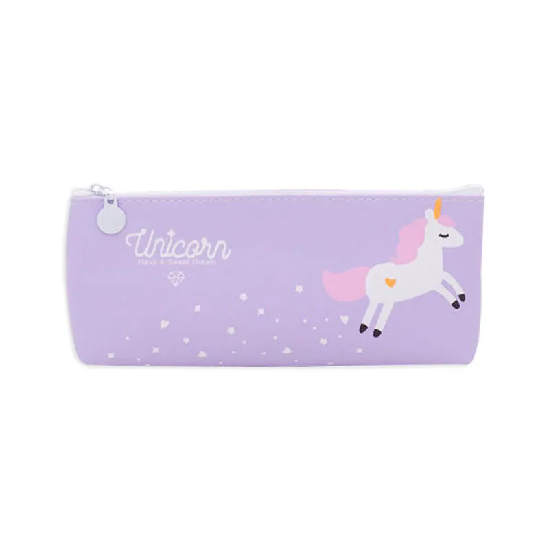 Pencil Case PU Unicorn Purple [20*9cm] My Academia