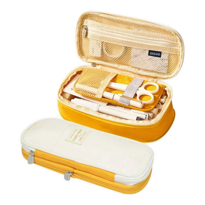 Pencil Case Cloth Special Yellow [22*11cm] - 2 Comp My Academia