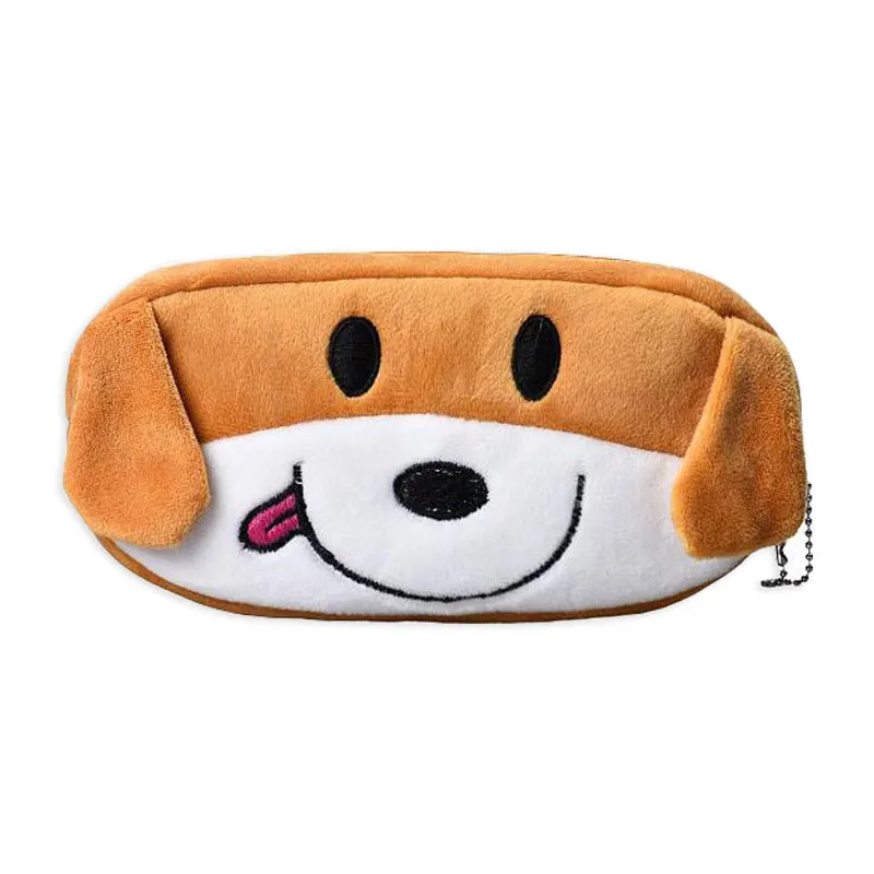 Pencil Case Plush Dog Brown [20*10cm] My Academia