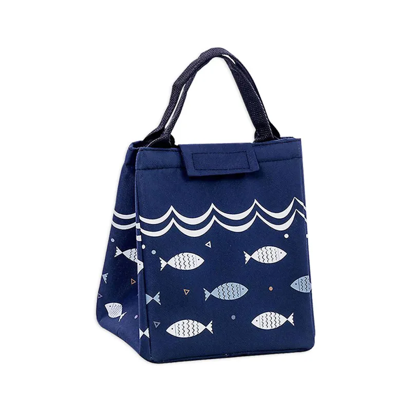 Lunch Bag Polyester 23*20cm - Fish Dark Blue My Academia