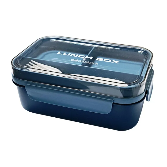 Lunch Box Ref LB01 1200ml, Assorted Colour Meli Melo
