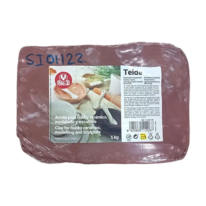 Teide Rough Texture Clay Ref 1122 5 Kg, Lilac to Brown SIO
