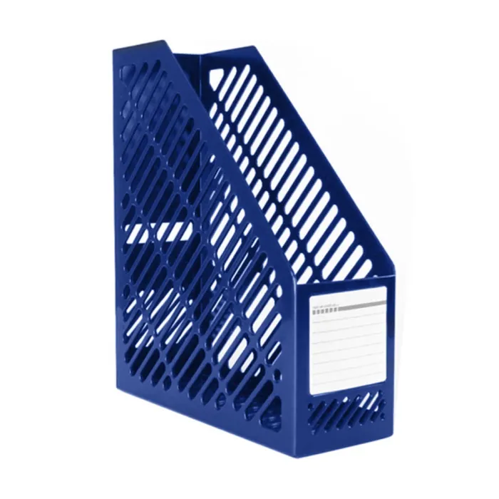 Magazine Container Ref 9842 259*90*293mm , Blue Deli